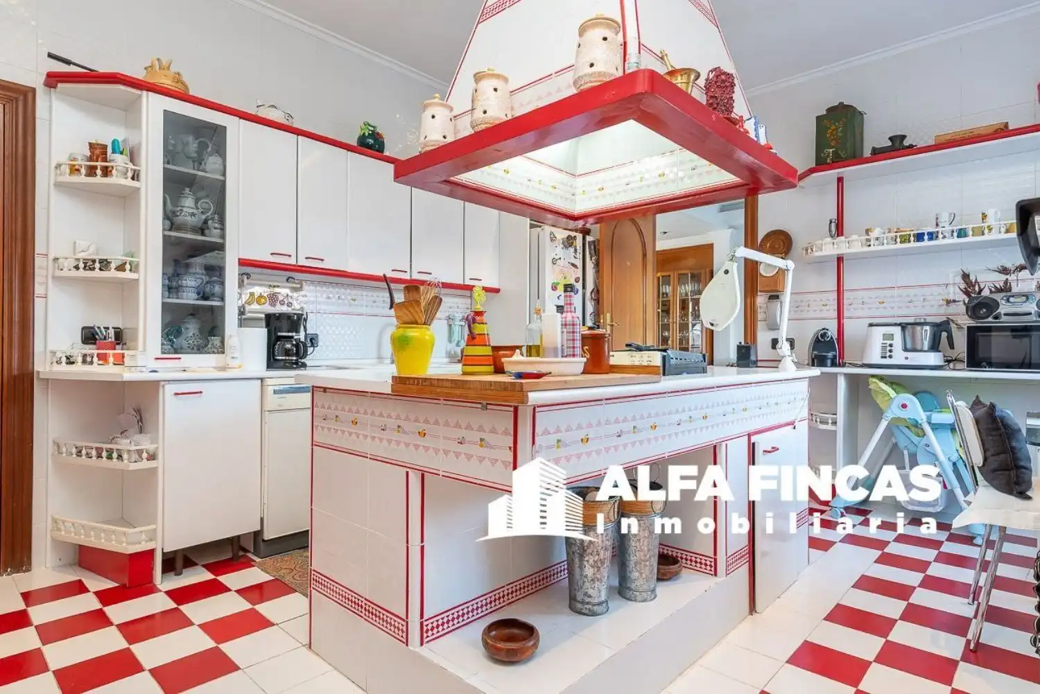 Cocina de Casa o chalet en venta en Mota del Cuervo con Aire acondicionado, Jardín privado y Terraza