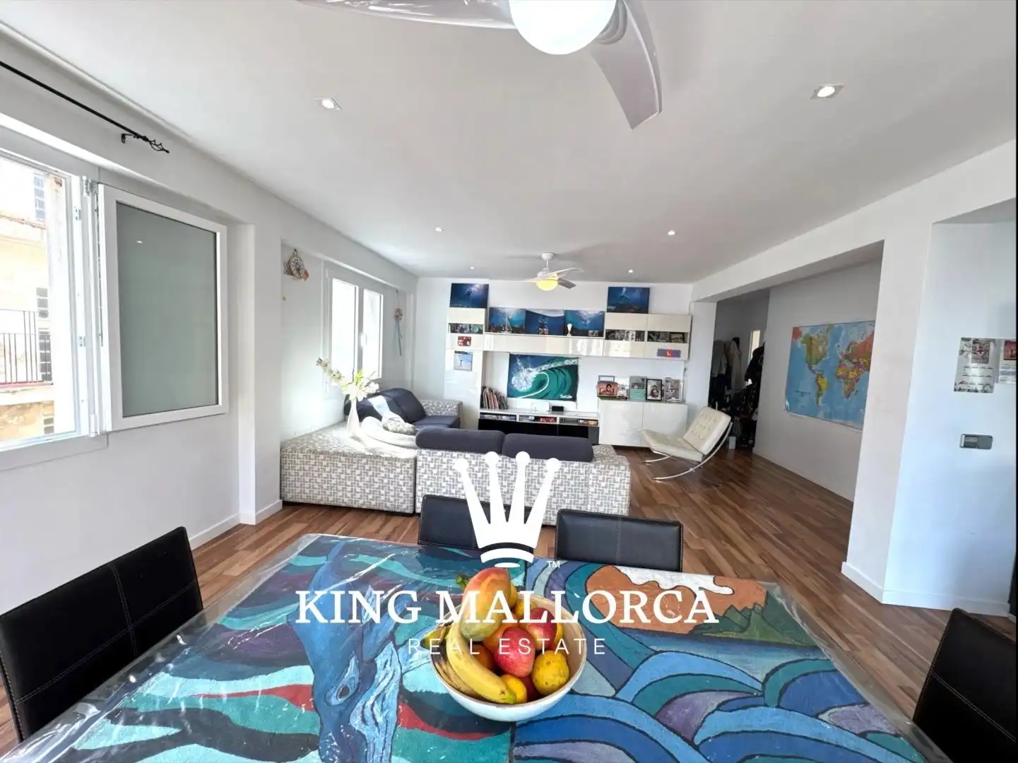 Sala d'estar de Apartament en venda en  Palma de Mallorca amb Aire condicionat, Calefacció i Terrassa