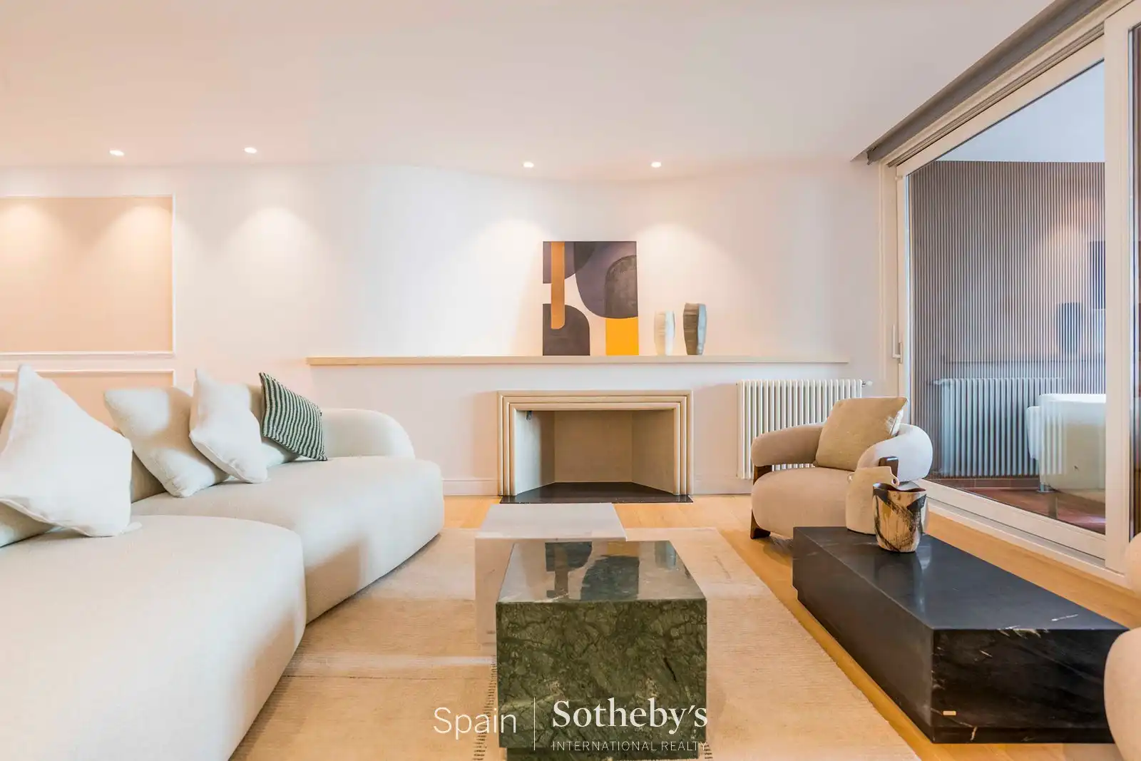 Sala de estar de Apartamento en venta en Madrid con Aire acondicionado, Calefacción y Terraza