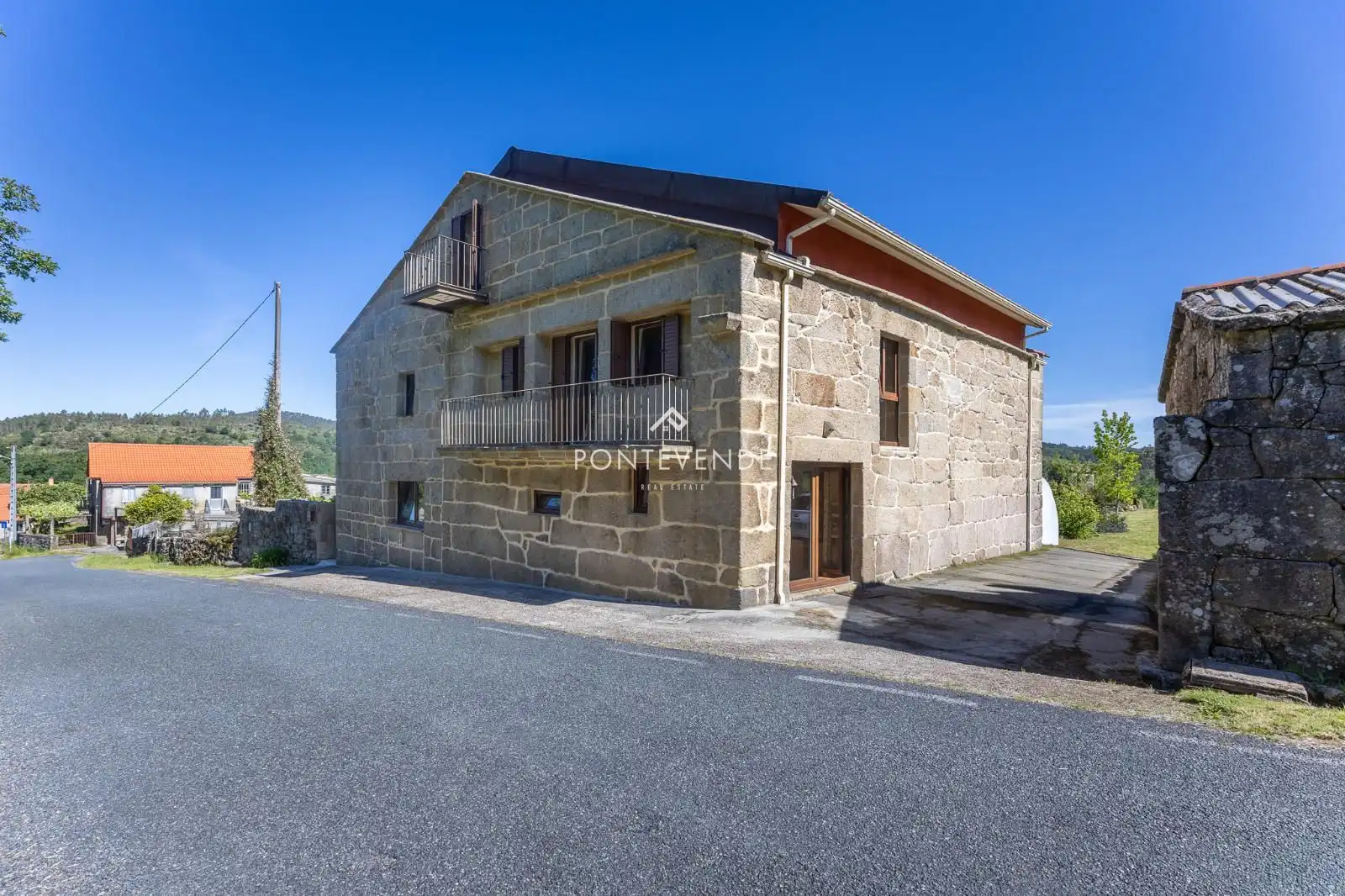 Vista exterior de Casa o chalet en venta en Cotobade con Calefacción, Jardín privado y Terraza