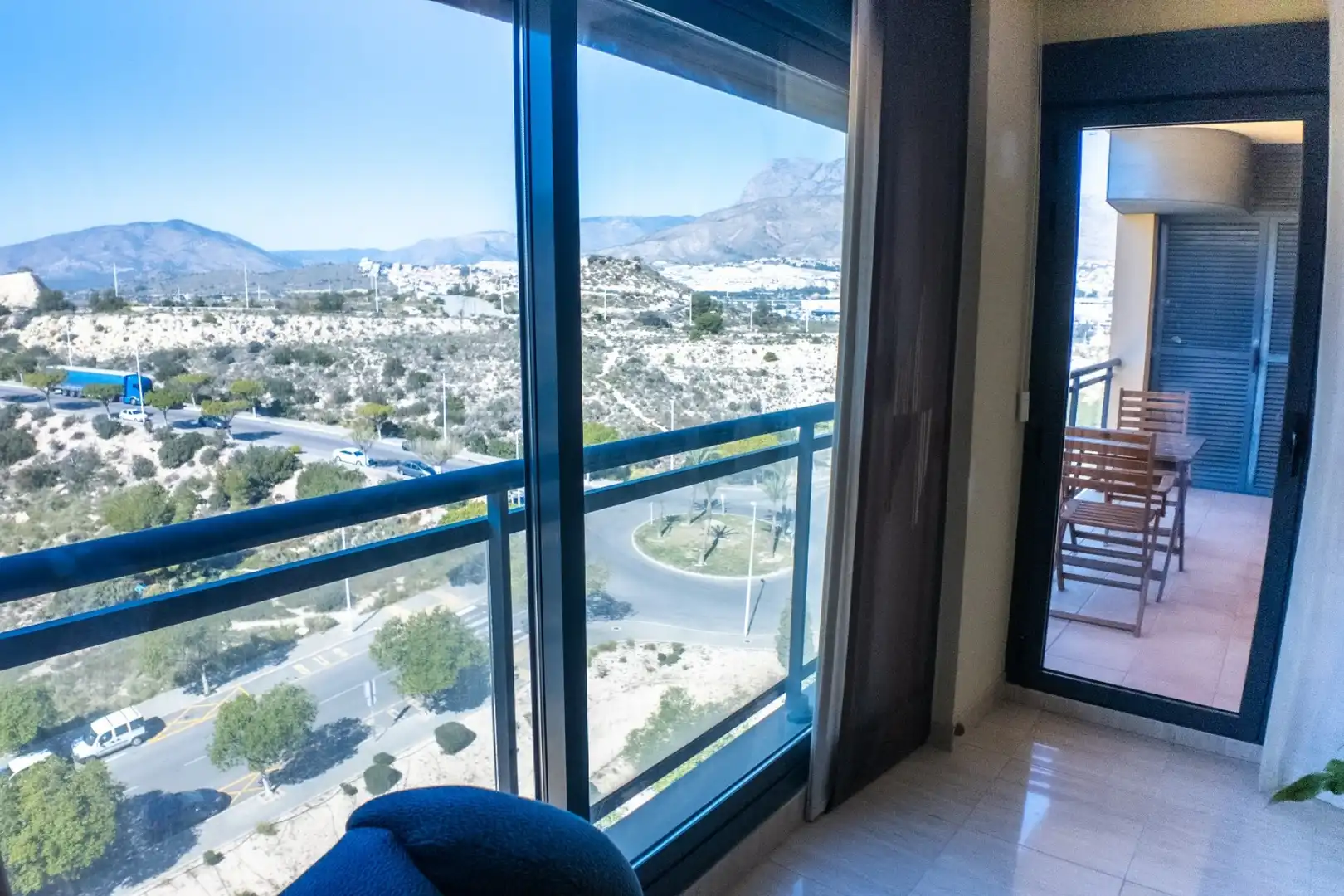 Terrasse von Wohnung zum Verkauf in Villajoyosa / La Vila Joiosa mit Klimaanlage, Heizung und Privatgarten