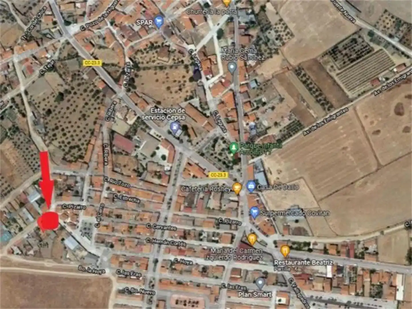 Exterior view of Land for sale in Torrecillas de la Tiesa