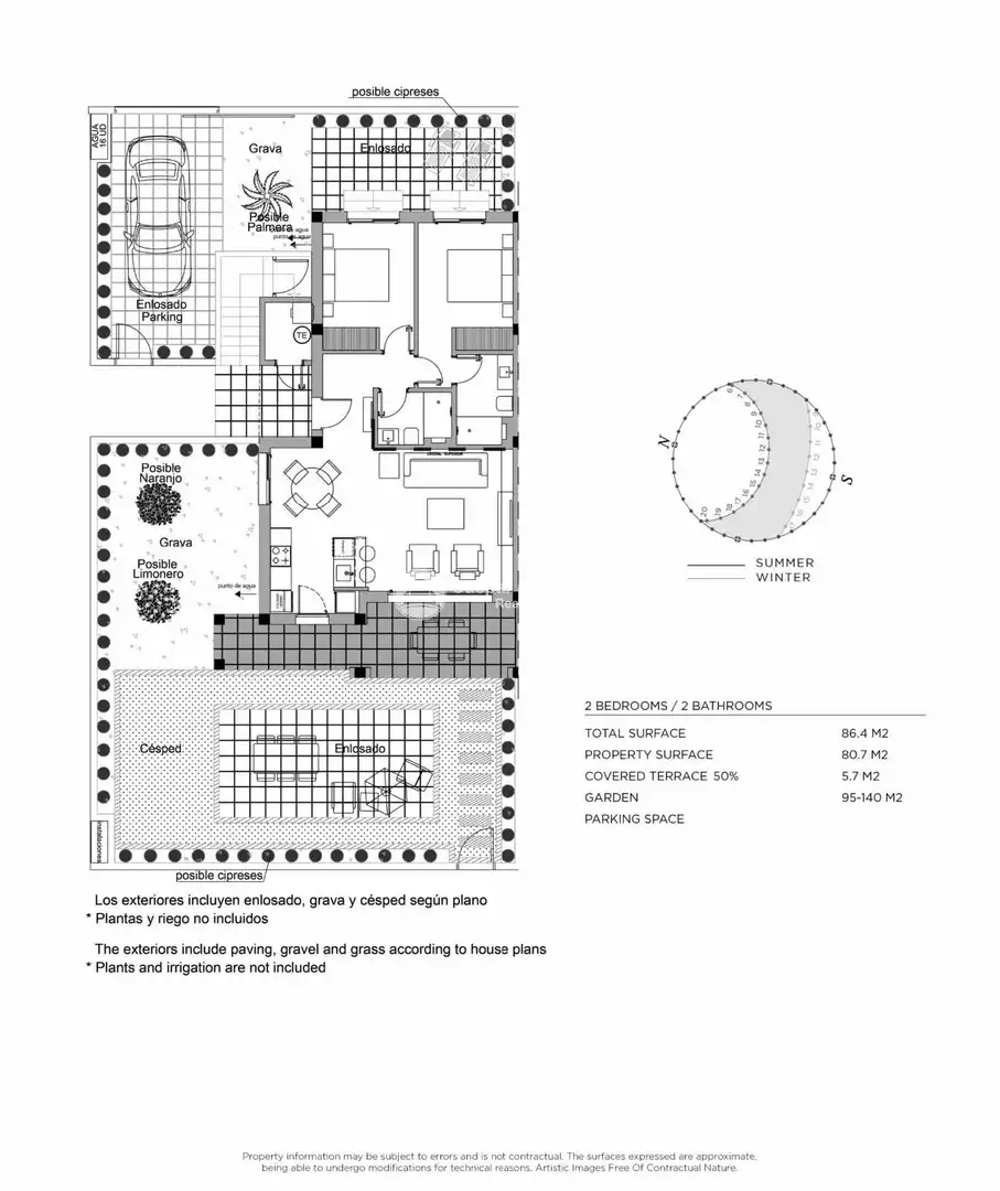 Apartamento en venta en Rojales con Calefacción, Jardín privado y Terraza