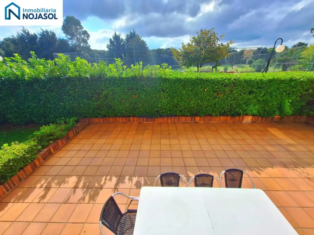 Terrasse von Wohnung zur Miete in Noja mit Heizung, Privatgarten und Terrasse