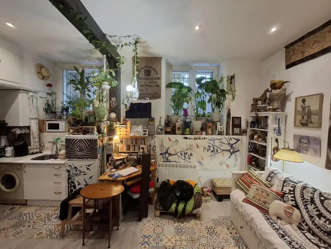 Sala de estar de Planta baja en venta en San Lorenzo de El Escorial con Calefacción