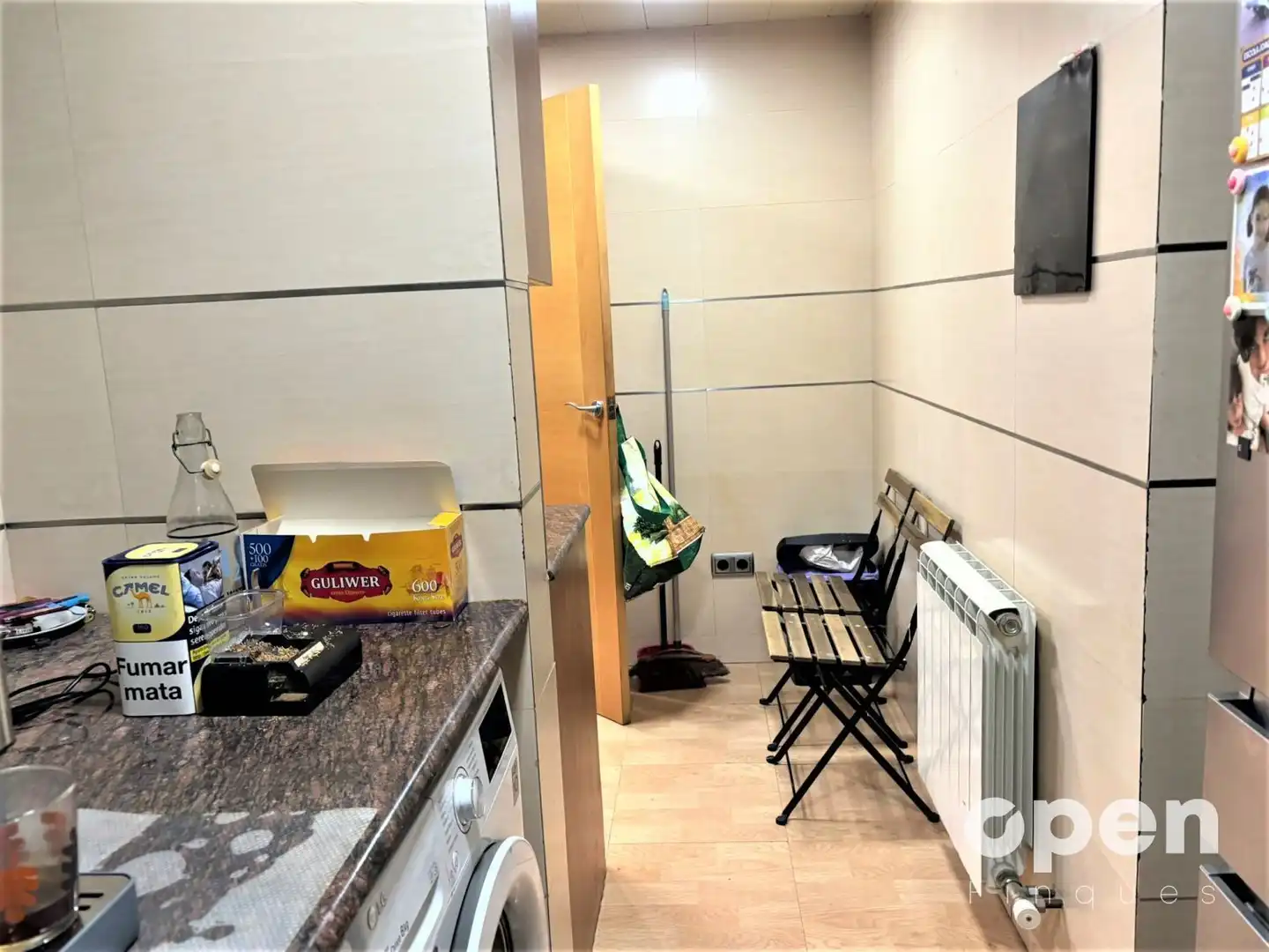 Kitchen of Flat for sale in Terrassa  with Heating and Parquet flooring