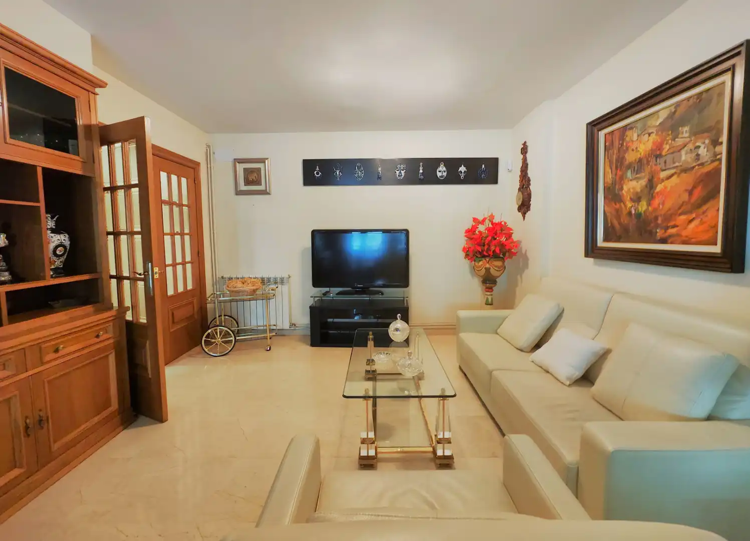 Sala de estar de Piso en venta en Terrassa con Aire acondicionado, Calefacción y Balcón