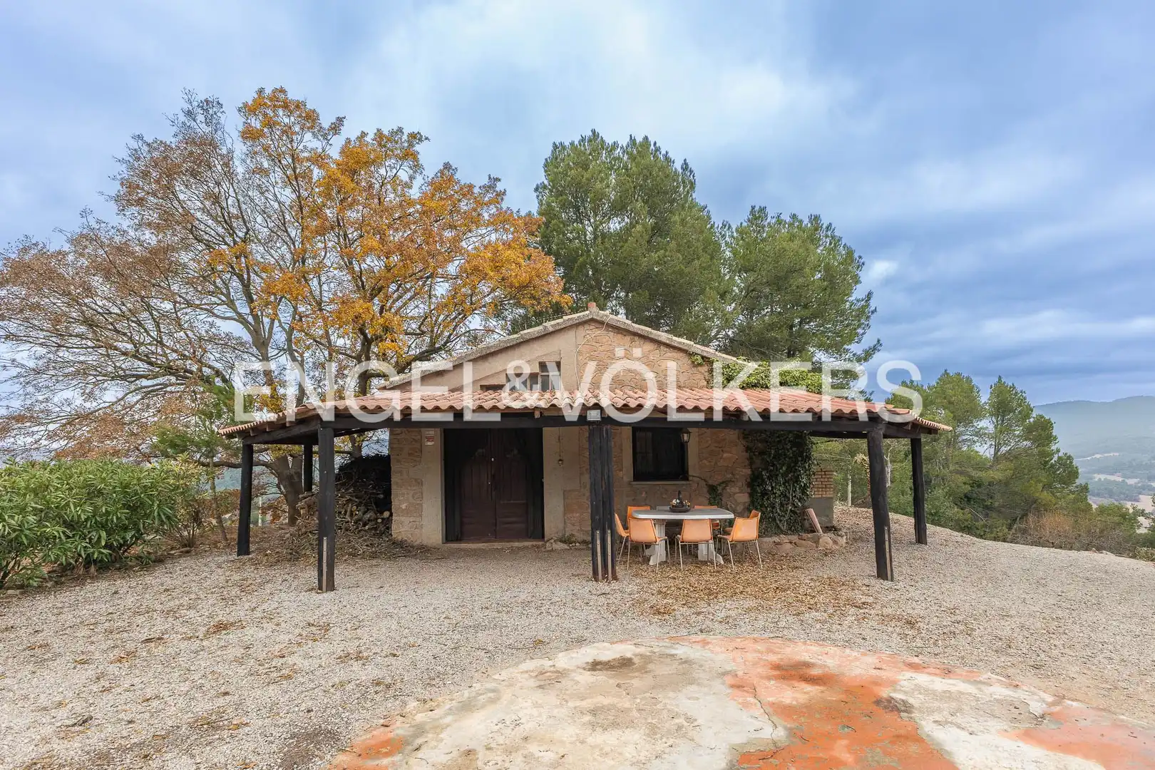 Vista exterior de Finca rústica en venda en Aguilar de Segarra amb Calefacció, Jardí privat i Terrassa