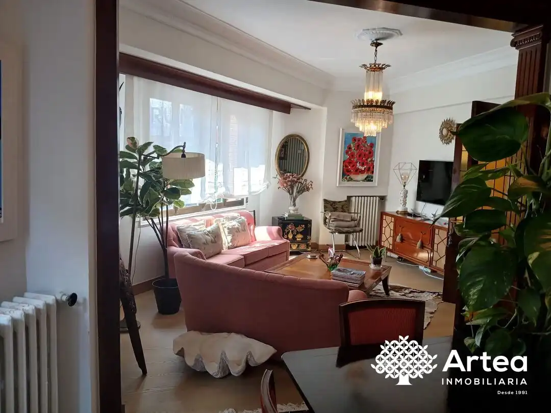 Living room of Flat for rent in Bilbao   with Heating