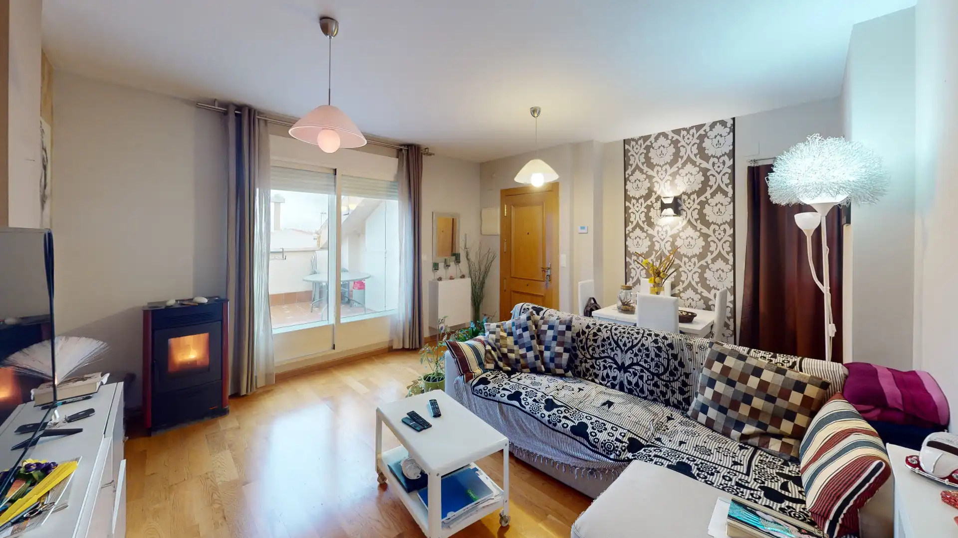 Wohnzimmer von Wohnung zum Verkauf in Albacete mit Terrasse, Abstellraum und Möbliert