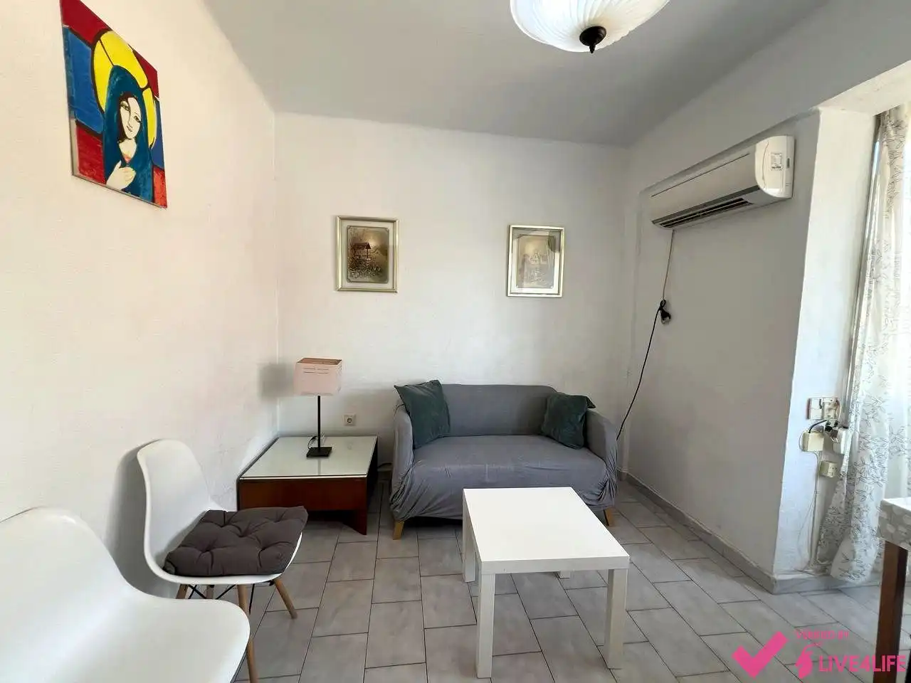 Living room of Flat for share in Sevilla  with Air Conditioner, Heating and Furnished