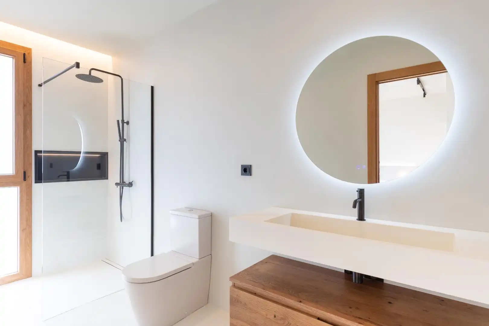 Baño de Casa o chalet en venta en L'Ampolla con Aire acondicionado, Calefacción y Jardín privado