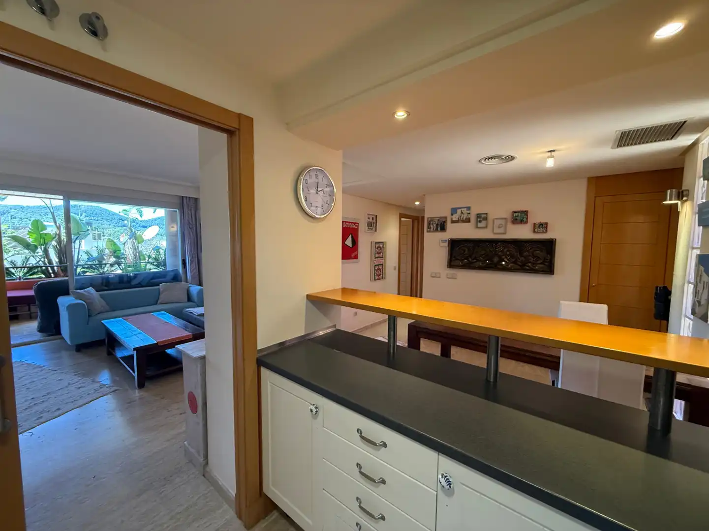 Cocina de Apartamento en venta en Santa Eulària des Riu con Aire acondicionado, Calefacción y Terraza
