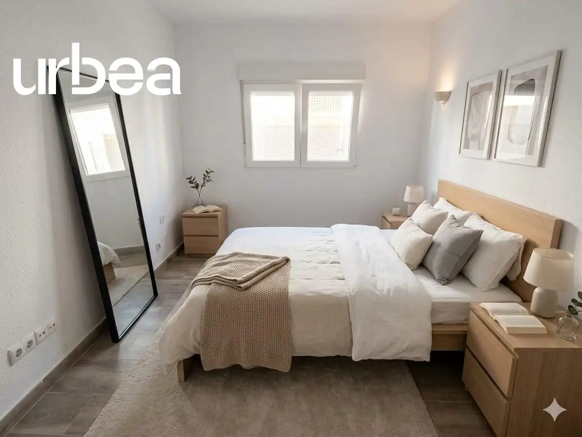Bedroom of Flat for sale in Málaga