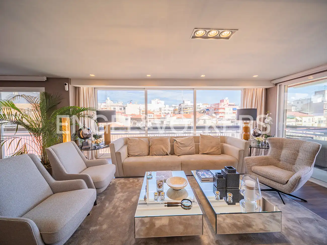Sala d'estar de Pis en venda en Alicante / Alacant amb Aire condicionat, Calefacció i Terrassa