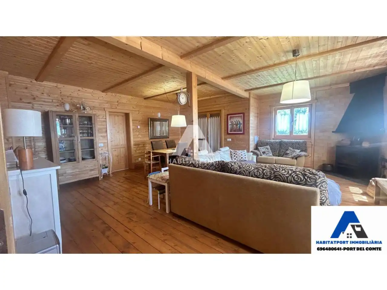 Sala de estar de Casa o chalet en venta en La Coma i la Pedra con Calefacción, Jardín privado y Parquet