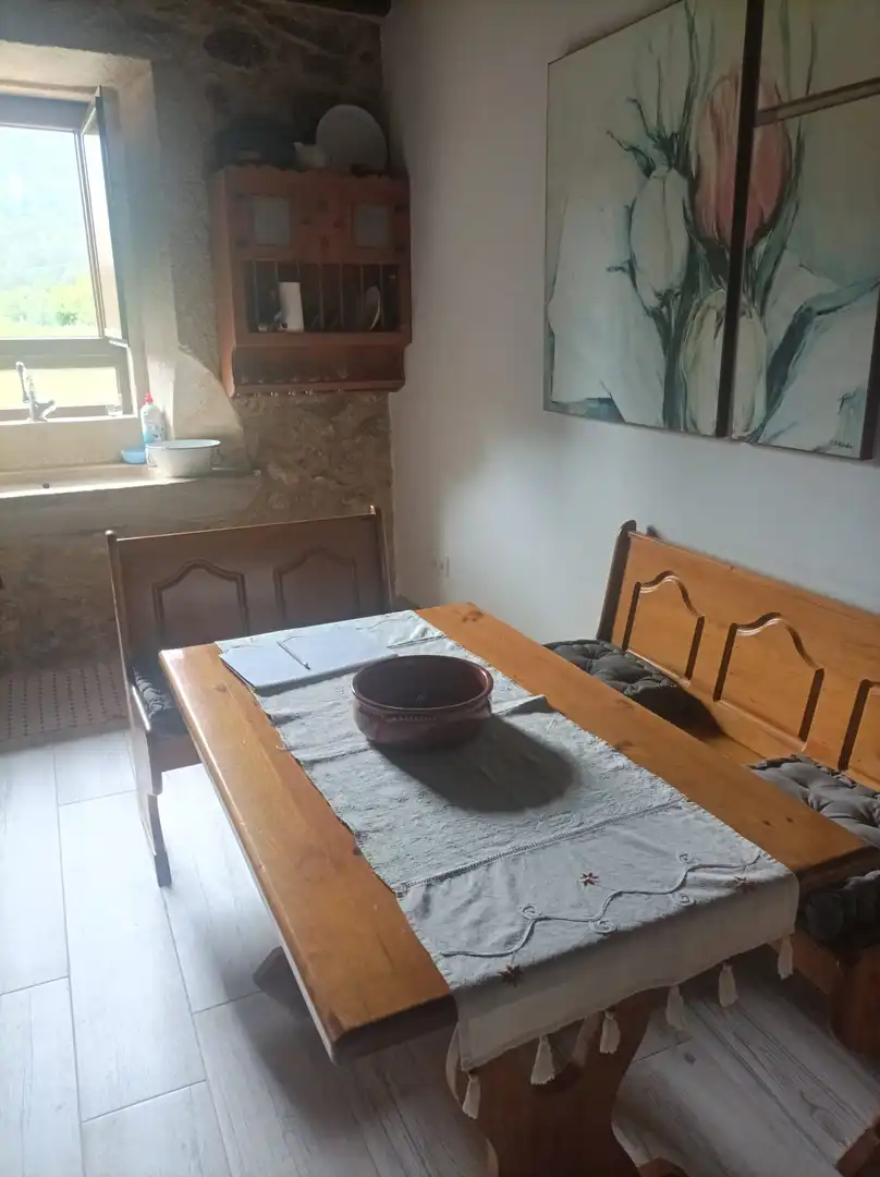 Dining room of Country homes for rent in Boiro  with Private garden, Terrace and Storage room
