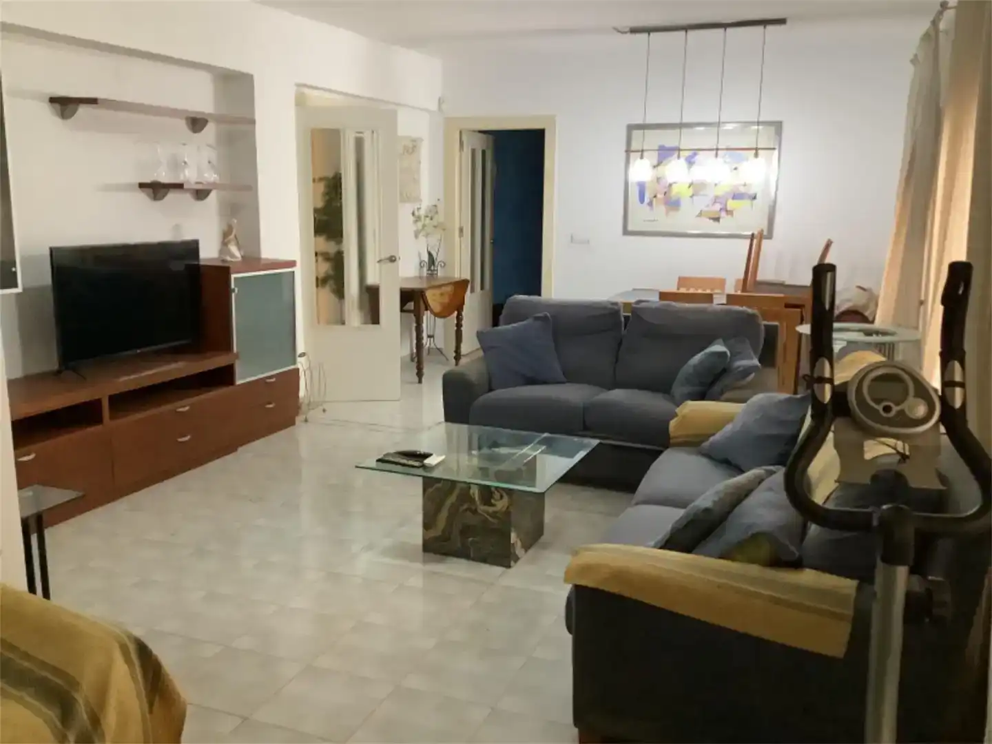 Sala d'estar de Pis en venda en  Murcia Capital amb Aire condicionat i Balcó