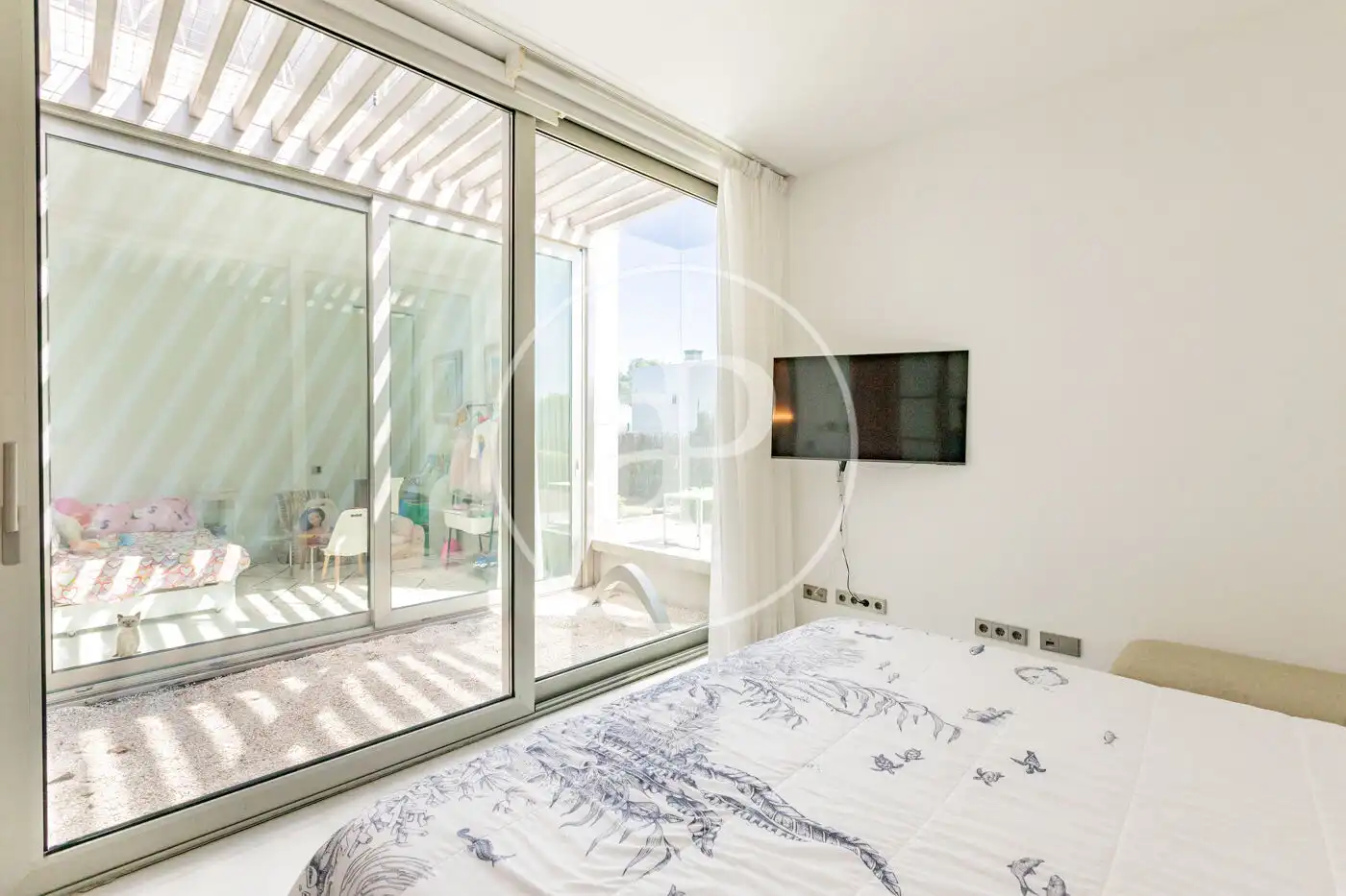 Bedroom of Houses for sale in Madrid  with Air Conditioner, Heating and Private garden