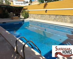 Swimming pool of House or chalet for sale in Málaga Capital  with Air Conditioner, Swimming Pool and Balcony