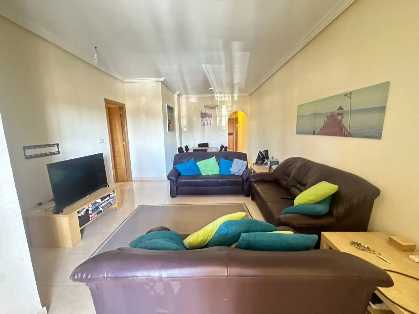 Sala d'estar de Apartament en venda en Jacarilla amb Moblat i Balcó