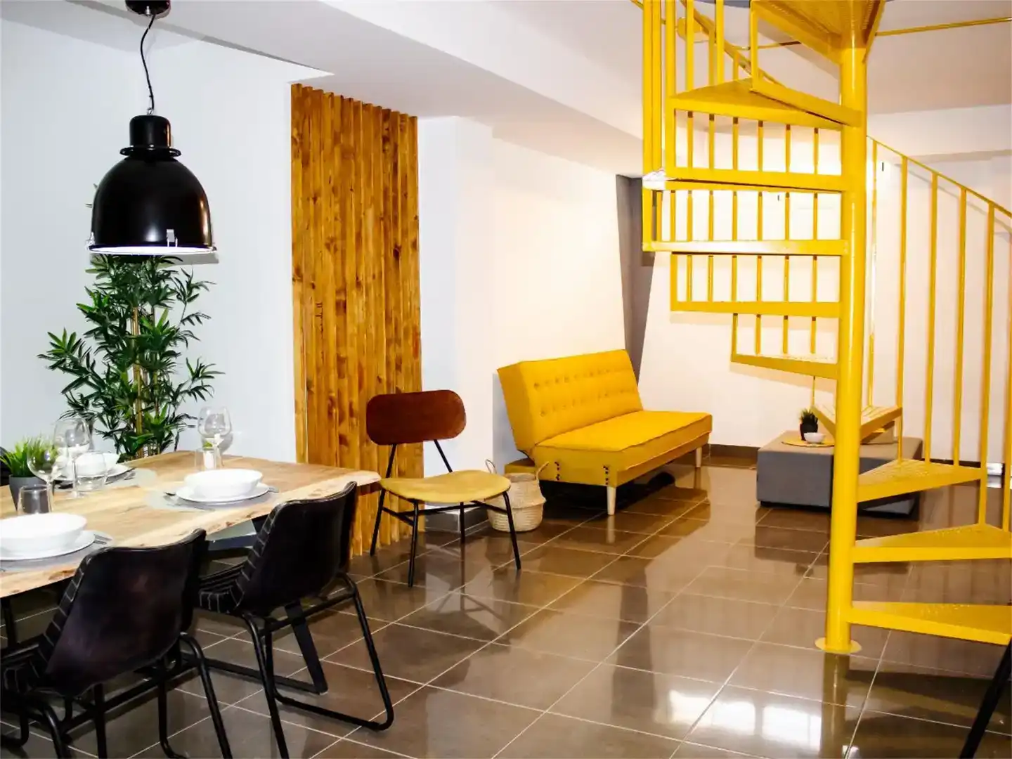 Wohnzimmer von Wohnung zur Miete in Balanegra