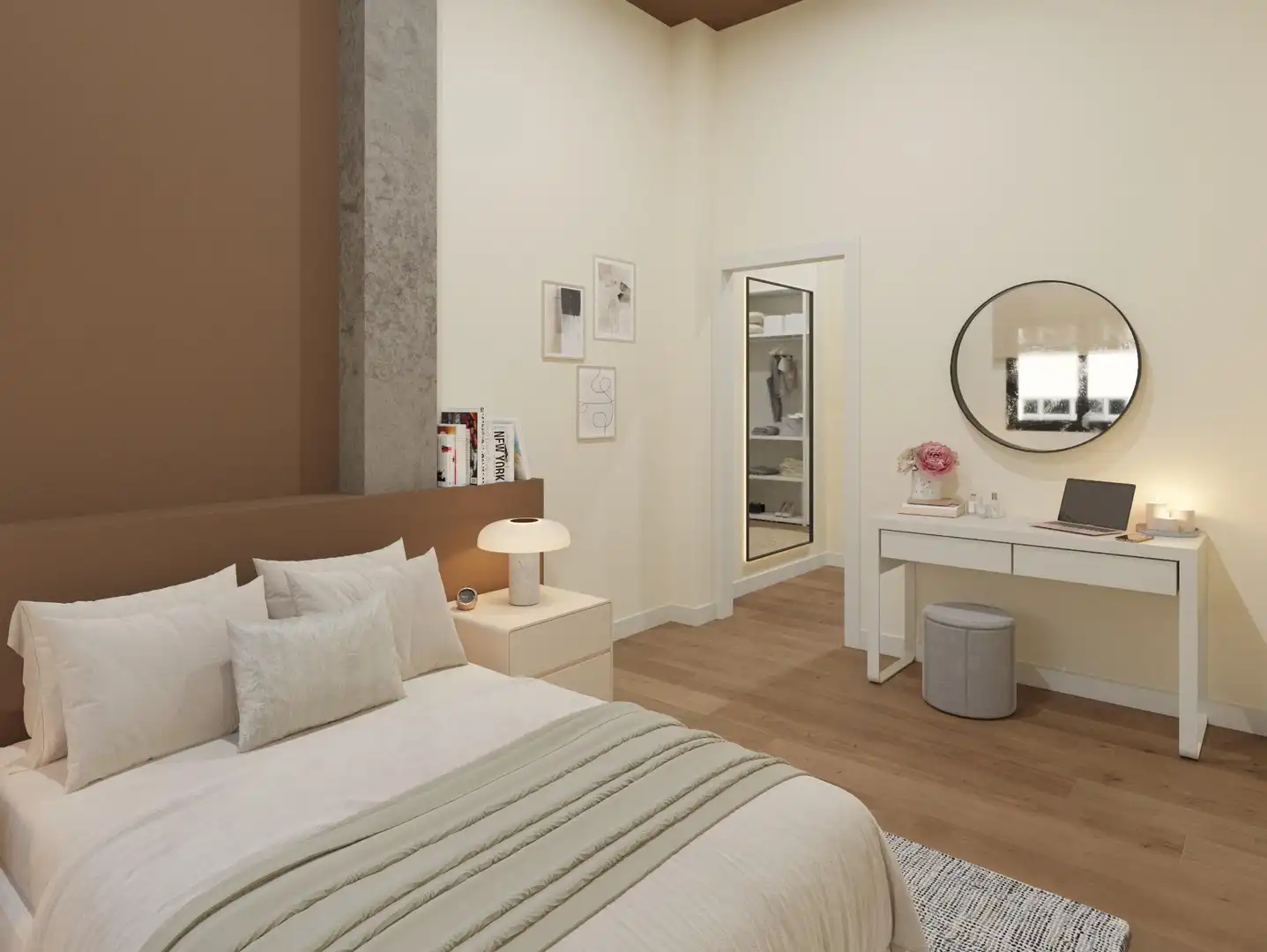 Schlafzimmer von Wohnung zur Miete in Alicante / Alacant mit Klimaanlage