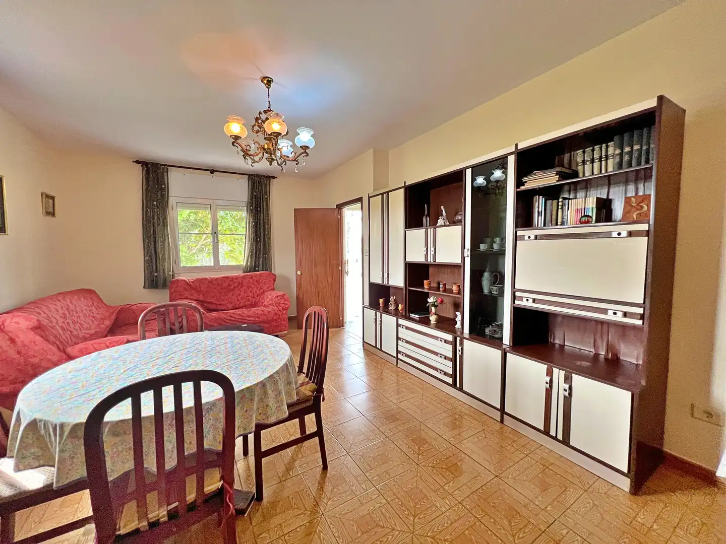 Living room of Houses for sale in Cospeito  with Heating, Private garden and Furnished