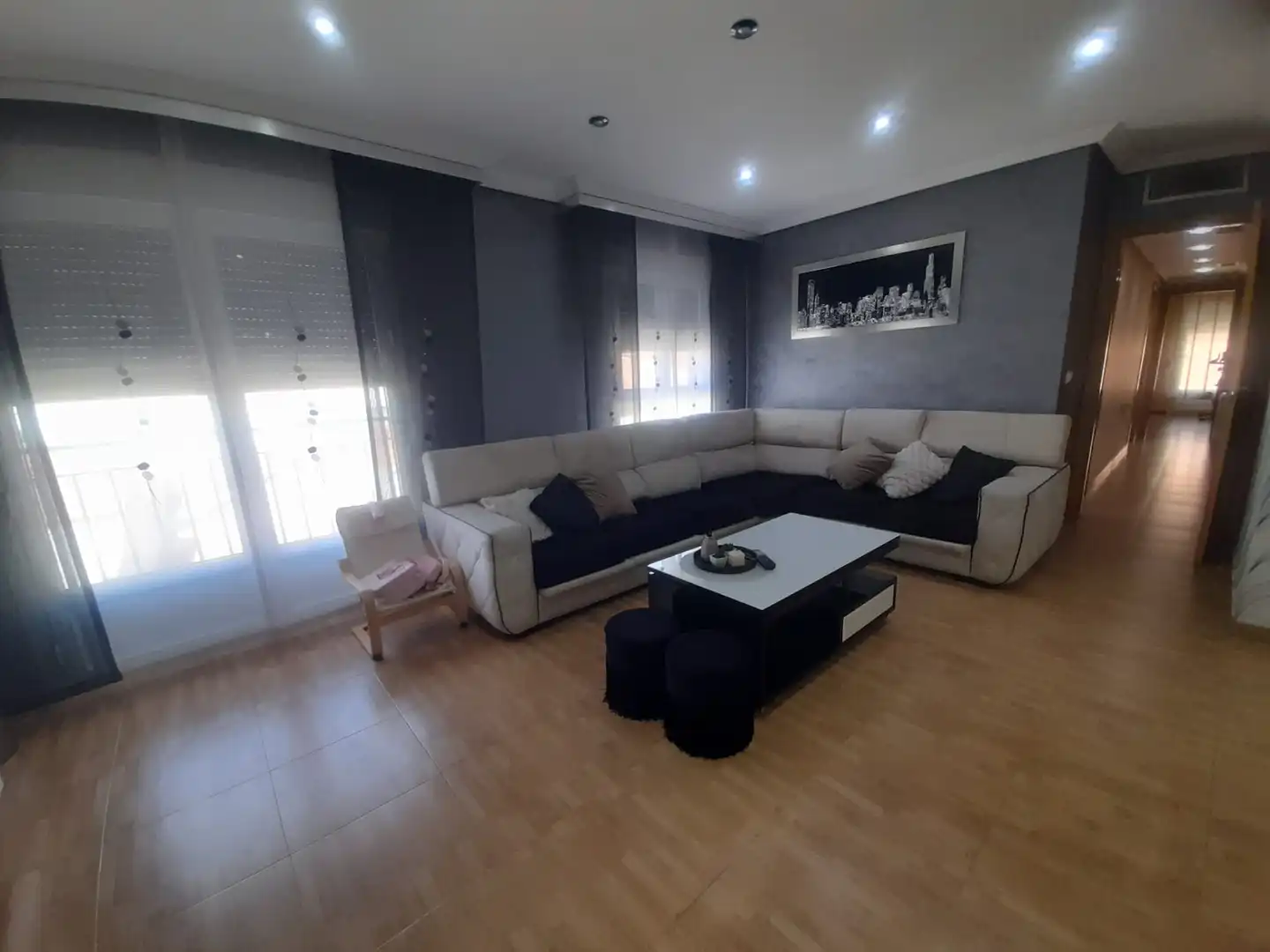 Sala d'estar de Pis en venda en Puertollano amb Aire condicionat i Parquet