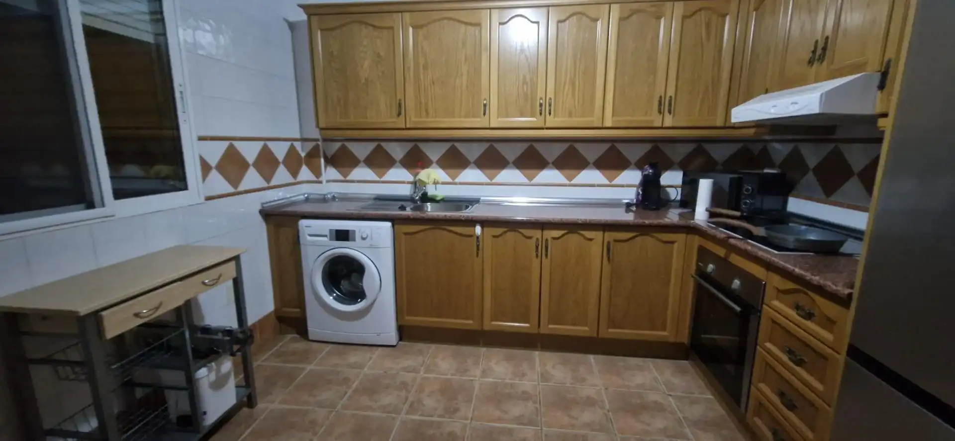 Küche von Einfamilien-Reihenhaus zur Miete in Elche / Elx mit Privatgarten, Terrasse und Möbliert