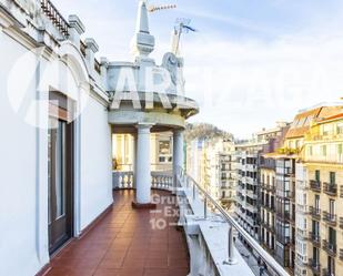 Terrace of Flat to rent in Donostia - San Sebastián   with Air Conditioner, Terrace and Balcony