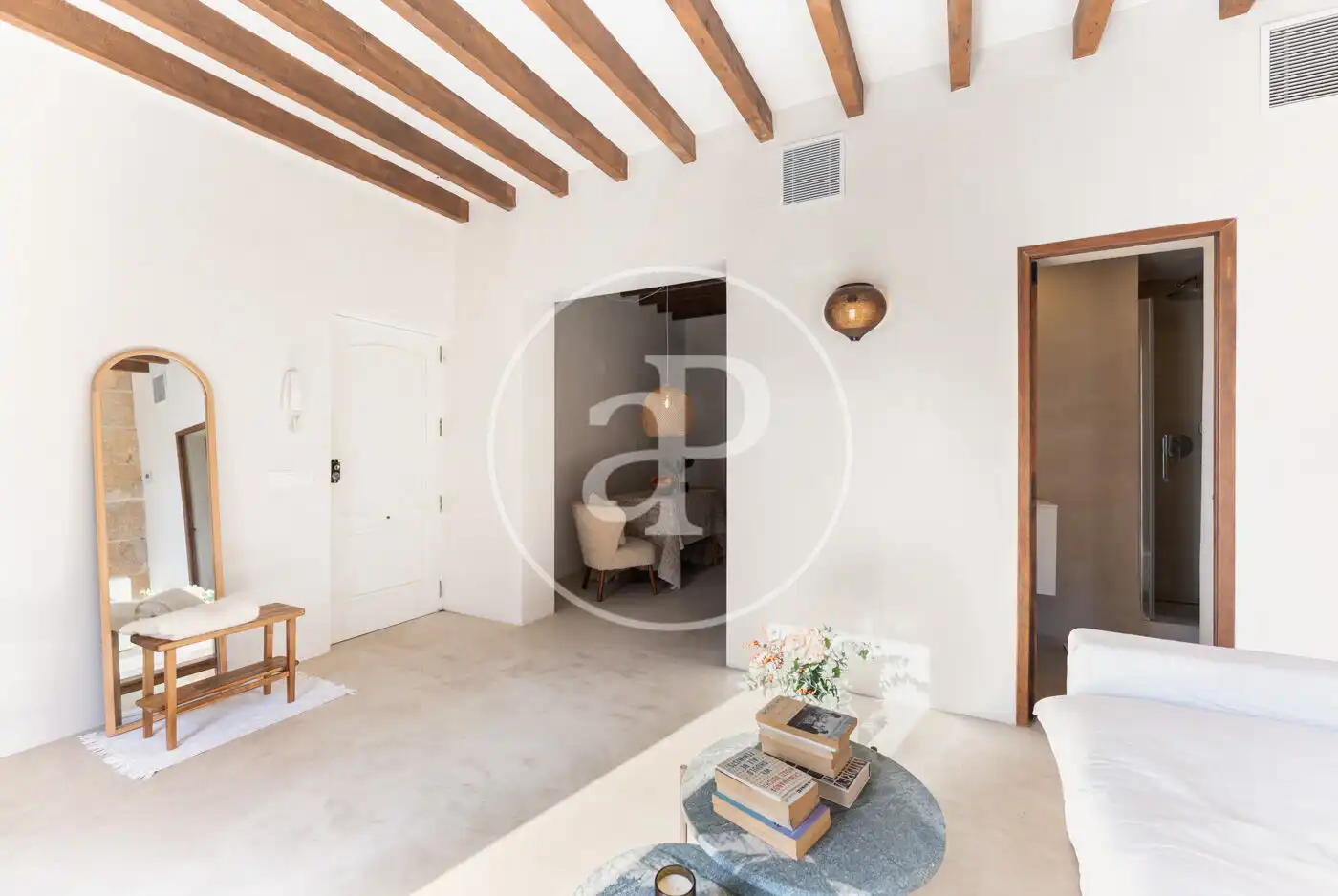 Sala d'estar de Pis en venda en  Palma de Mallorca amb Aire condicionat, Calefacció i Balcó