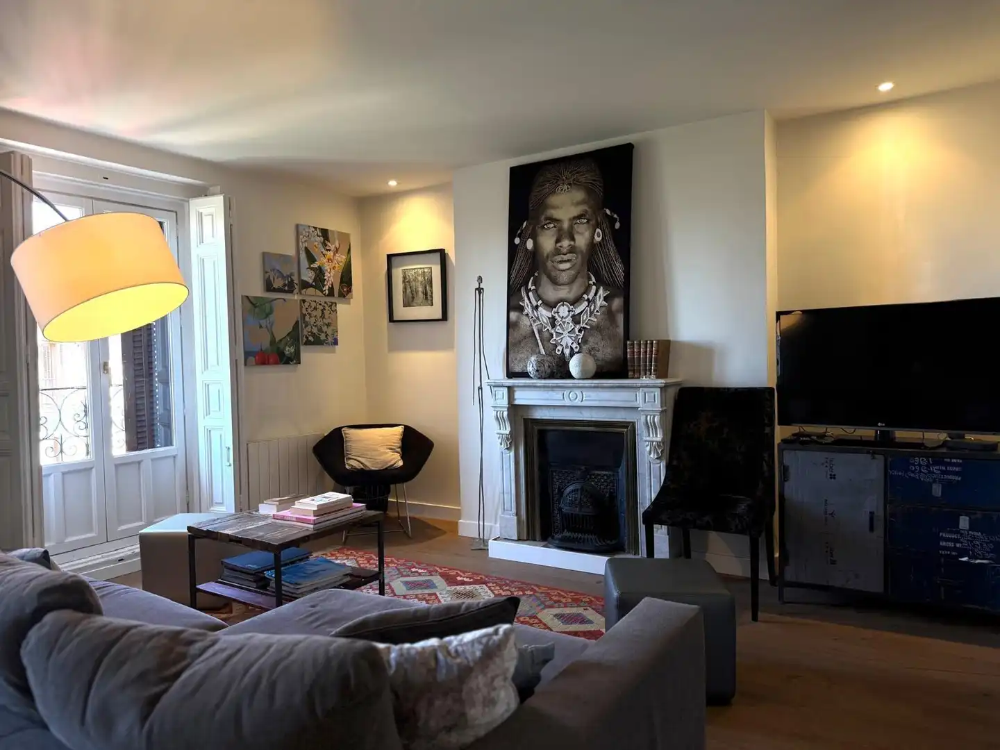 Living room of Duplexes for sale in Madrid  with Air Conditioner, Heating and Storage room