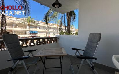 Terrace of Flat for sale in Benalmádena  with Air Conditioner, Terrace and Furnished