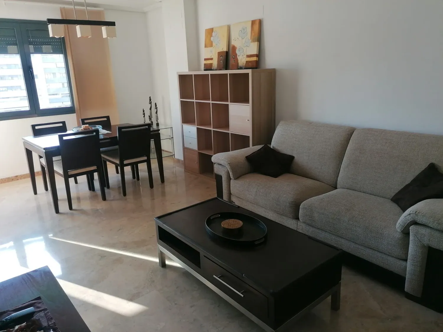 Living room of Flat to rent in  Valencia Capital  with Storage room, Swimming Pool and Furnished
