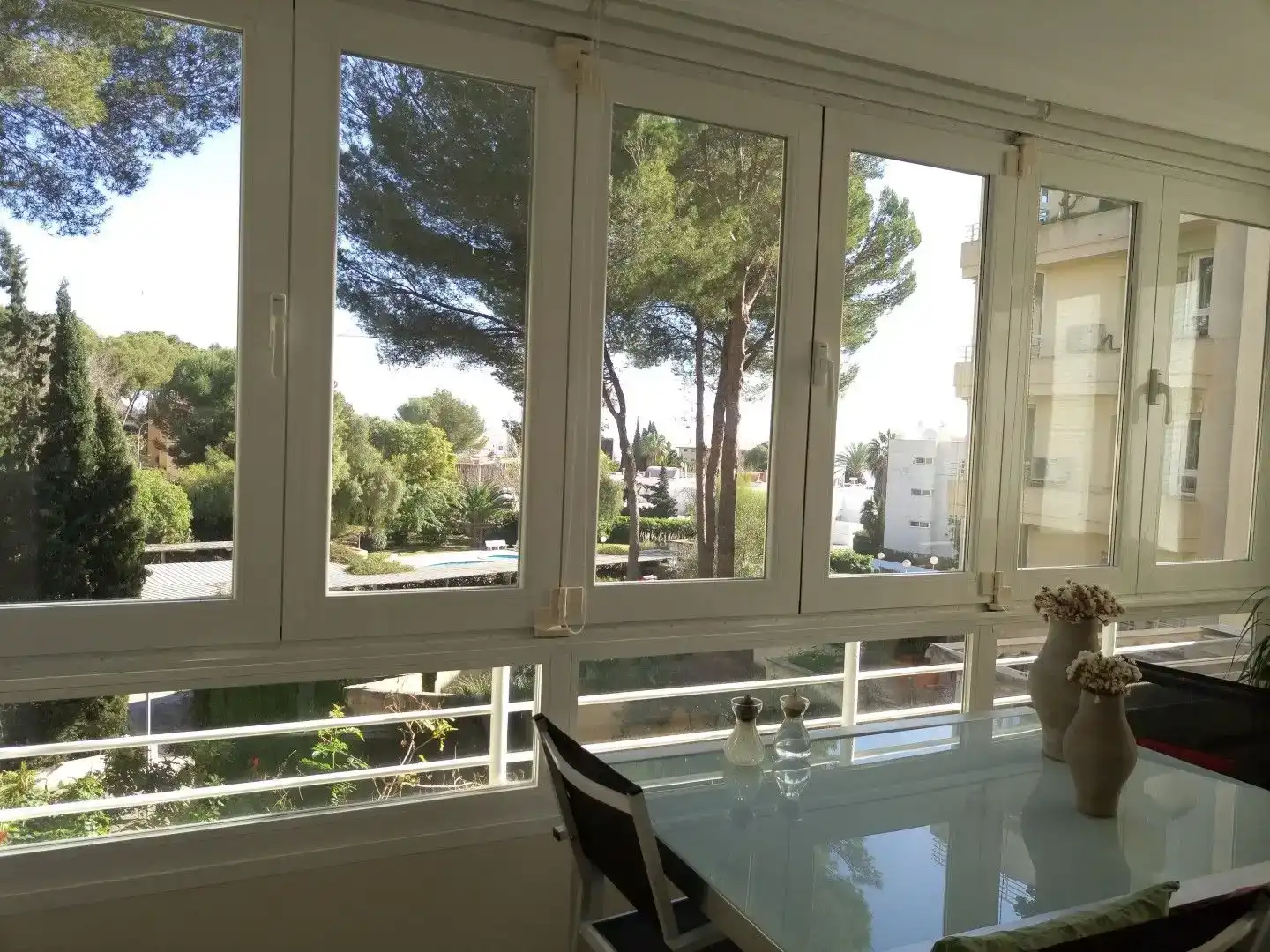 Terraza de Piso de alquiler en Calvià con Aire acondicionado, Trastero y Piscina