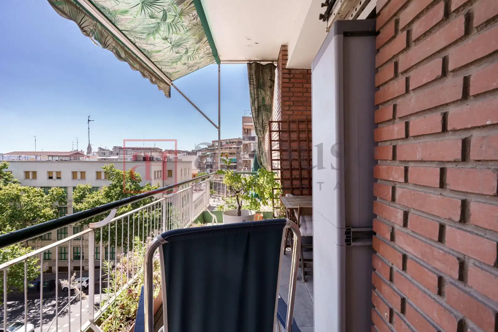 Balcony of Flat for sale in Madrid  with Air Conditioner, Heating and Parquet flooring