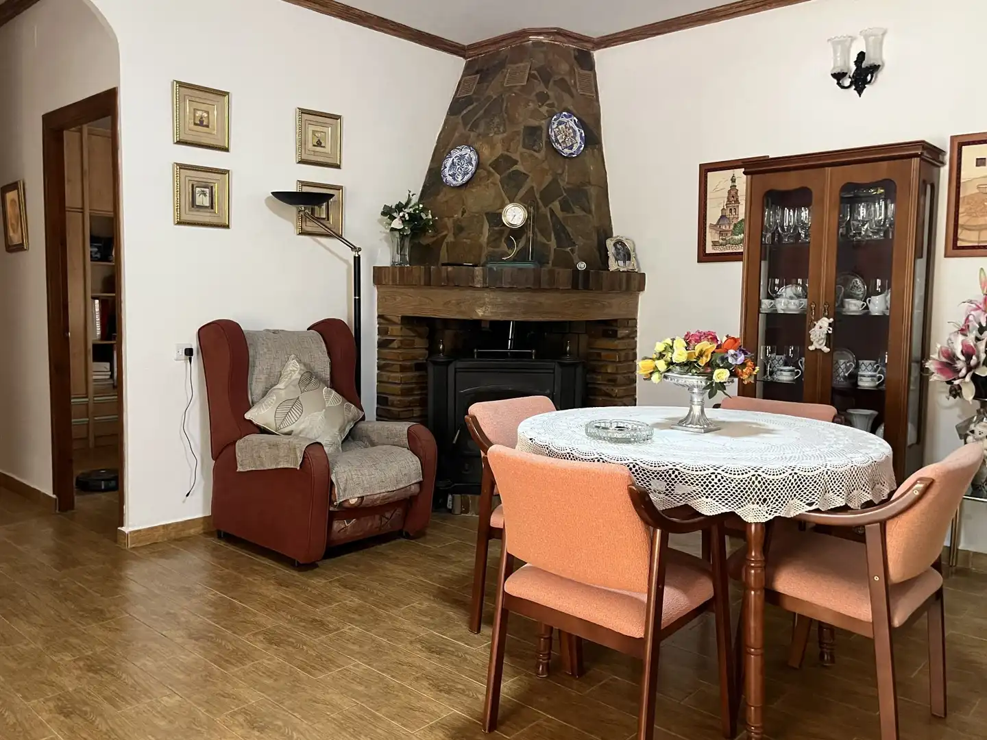 Dining room of Houses for sale in Agullent  with Air Conditioner, Heating and Private garden