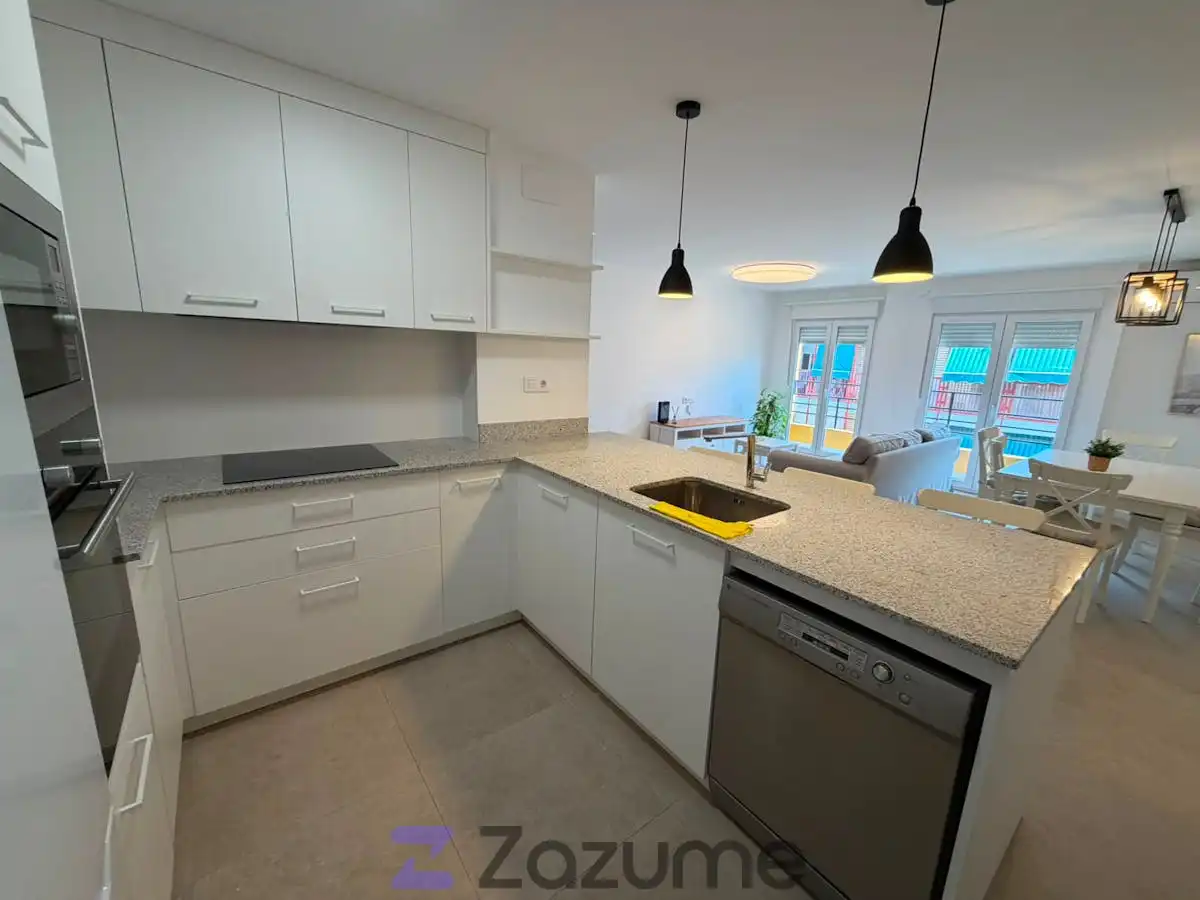 Cocina de Piso de alquiler en Catarroja con Aire acondicionado, Terraza y Amueblado