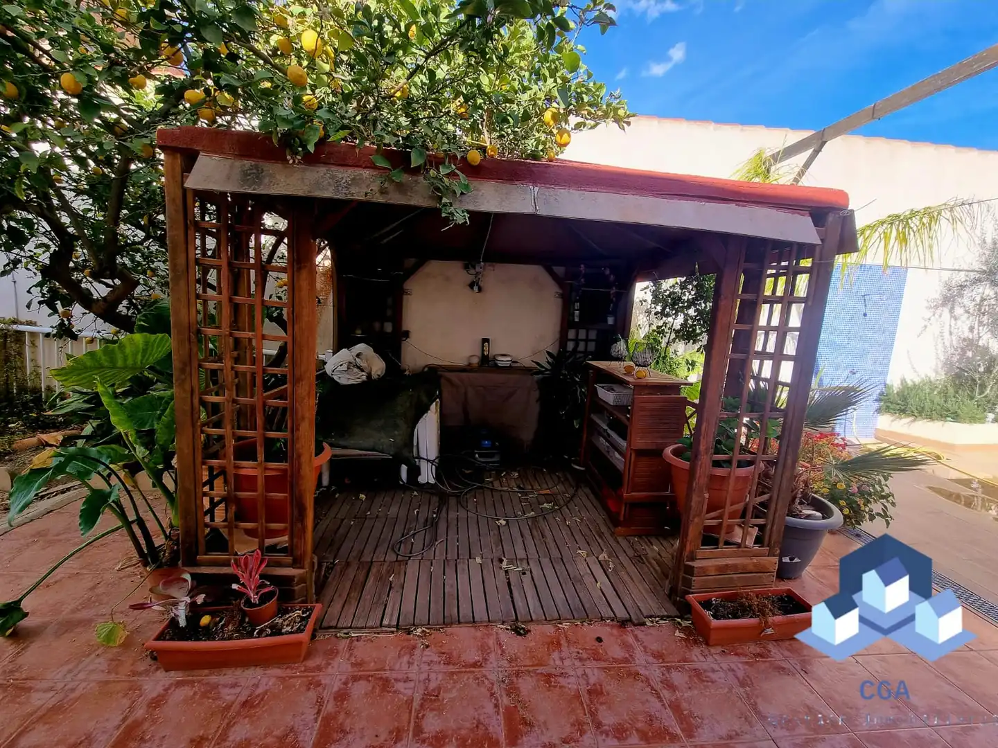 Garden of Houses for sale in Lorca  with Air Conditioner, Heating and Private garden