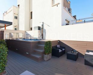 Terrace of Attic for sale in  Barcelona Capital  with Air Conditioner, Heating and Parquet flooring