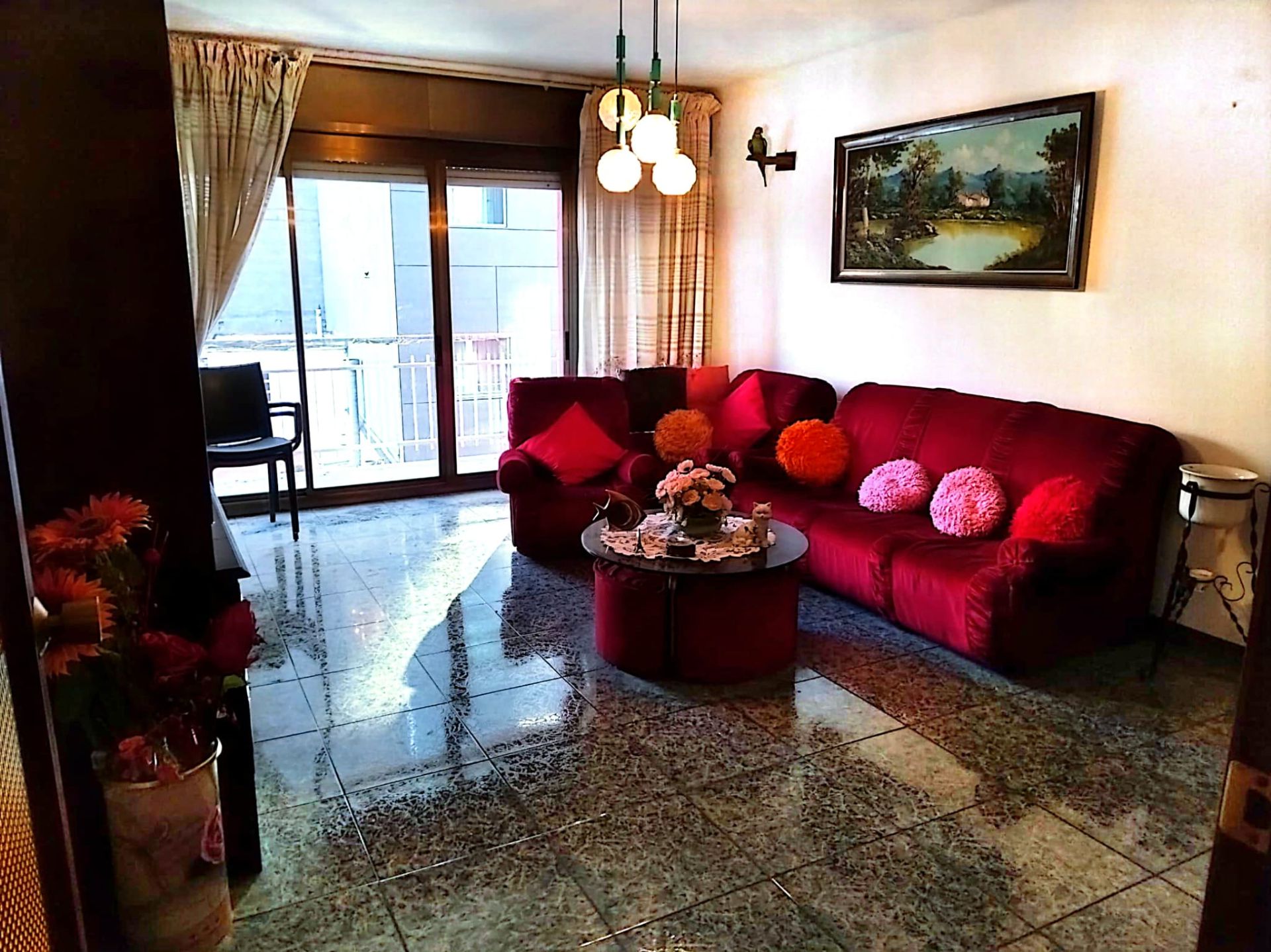 Living room of Flat for sale in Granollers  with Heating, Furnished and Oven