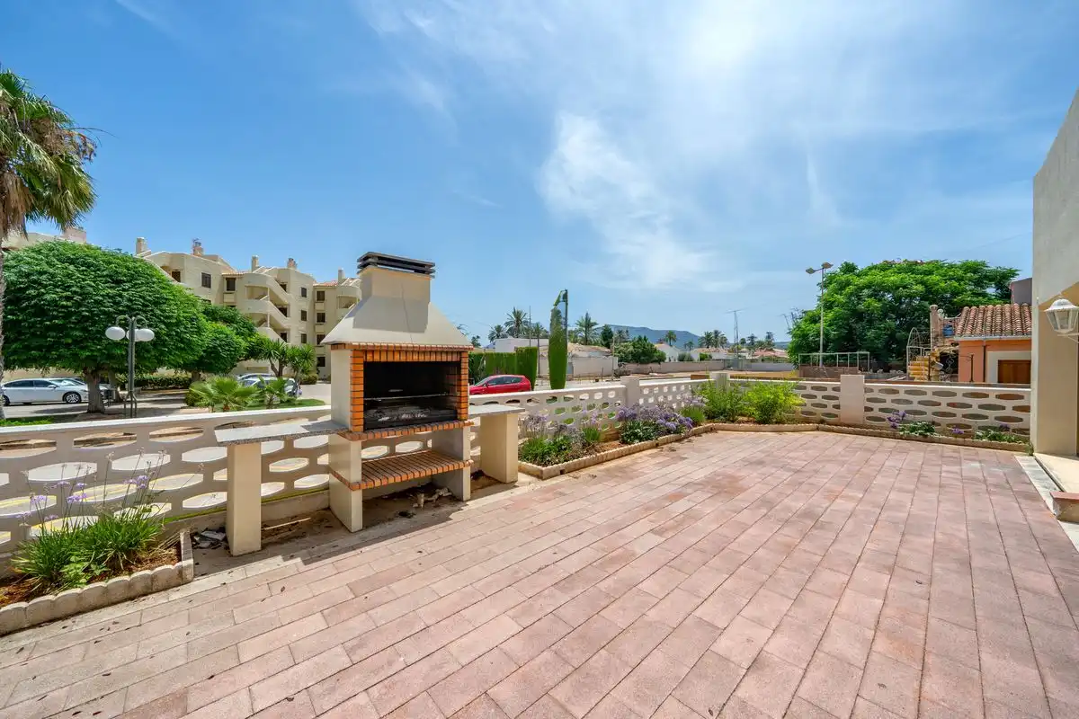 Terrace of Flat for sale in Dénia  with Air Conditioner, Heating and Private garden