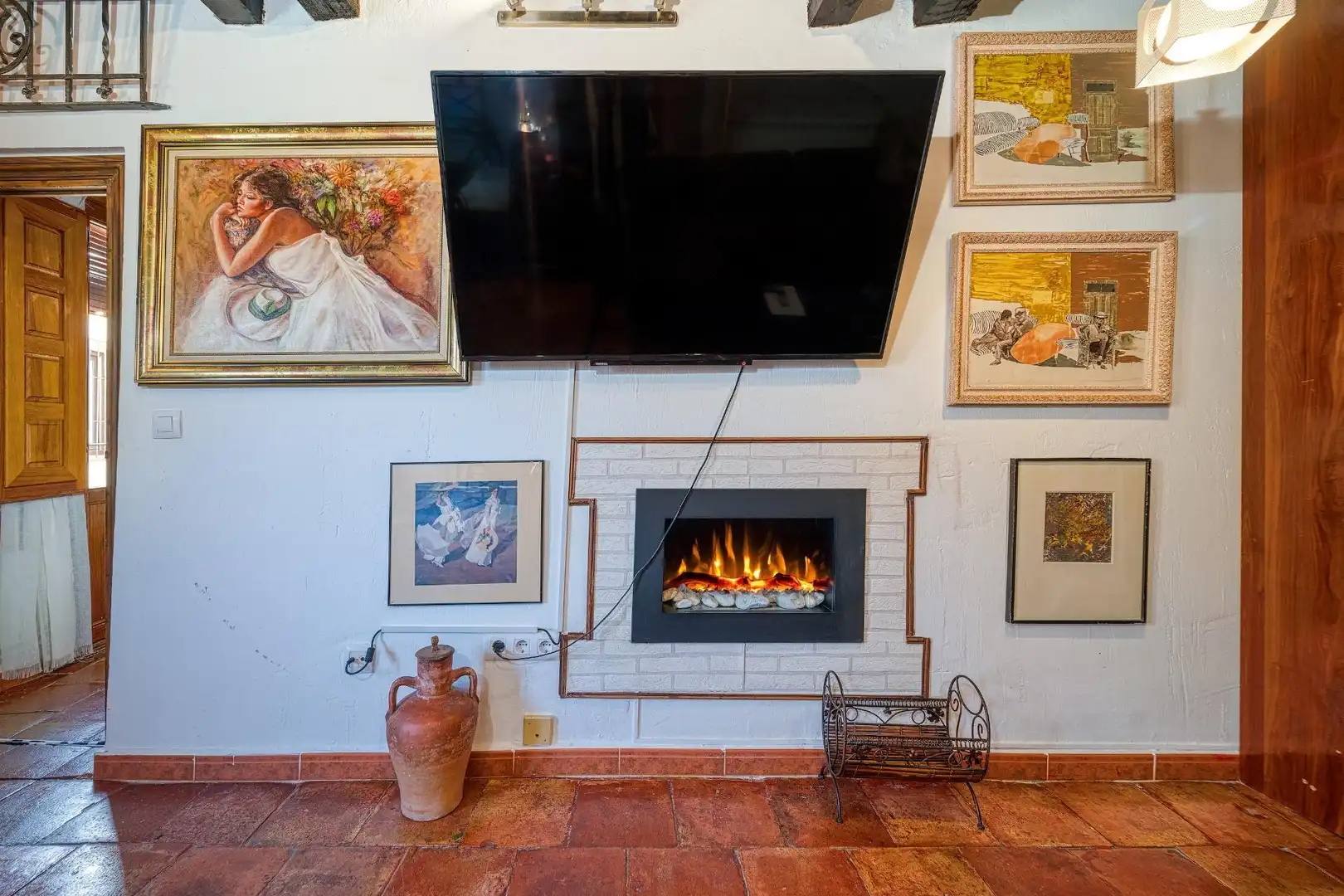 Wohnzimmer von Wohnungen zum Verkauf in Cuenca mit Heizung, Abstellraum und Möbliert