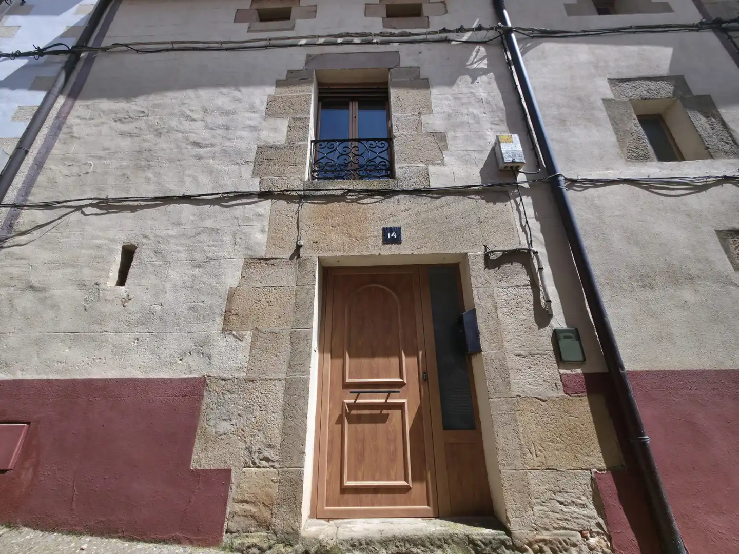 Vista exterior de Casa o chalet en venta en Torralba del Río con Calefacción y Amueblado