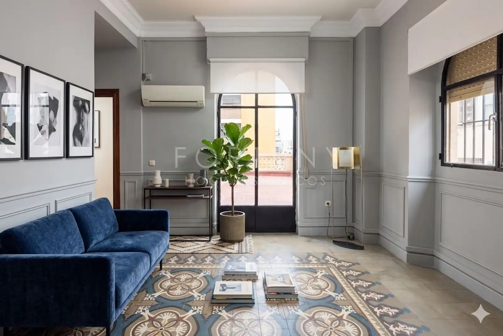 Wohnzimmer von Dachboden zum Verkauf in Málaga mit Klimaanlage, Terrasse und Abstellraum