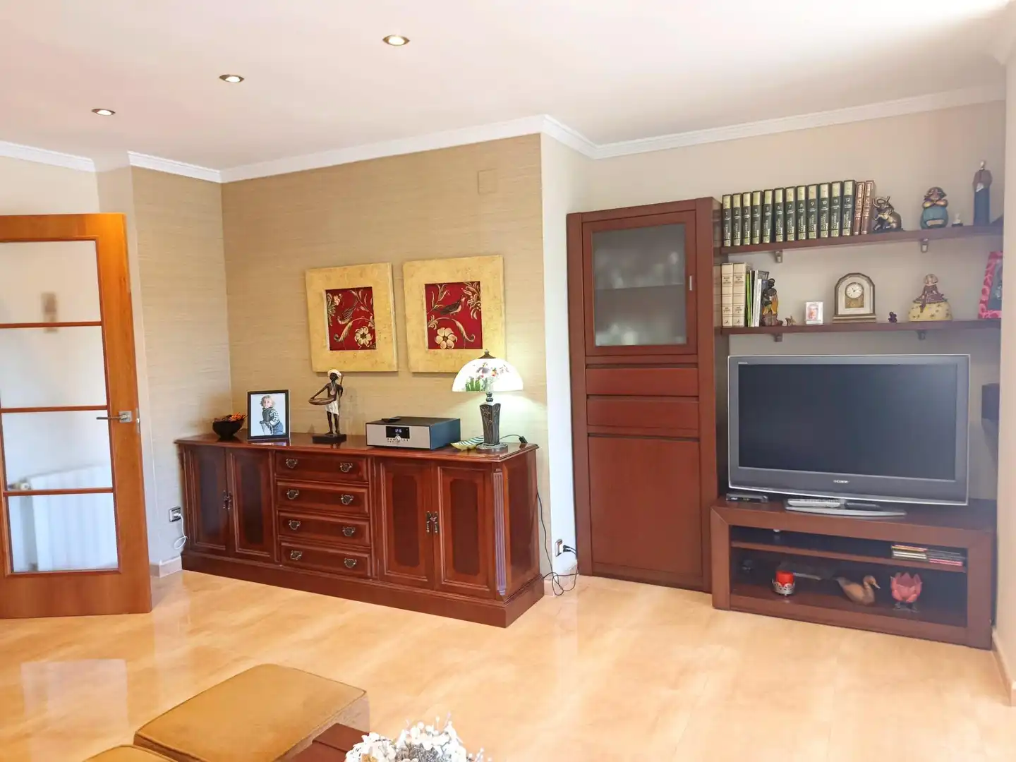 Wohnzimmer von Wohnungen zum Verkauf in Alicante / Alacant mit Klimaanlage, Heizung und Alarm