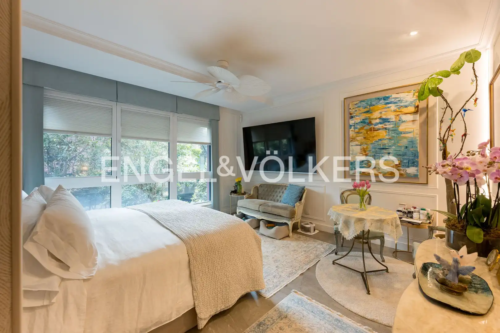 Bedroom of Houses for sale in Madrid  with Air Conditioner, Heating and Private garden