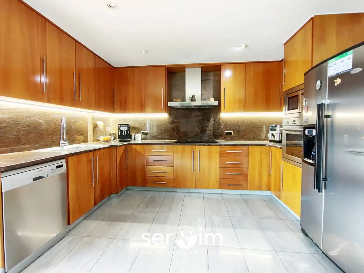 Kitchen of Houses for sale in Llagostera  with Air Conditioner, Private garden and Terrace