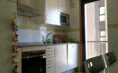 Kitchen of Flat for sale in Santiago de Compostela   with Balcony